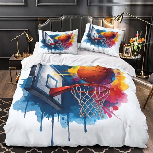 Housse de couette basket hypoallergénique contre les allergies - 2