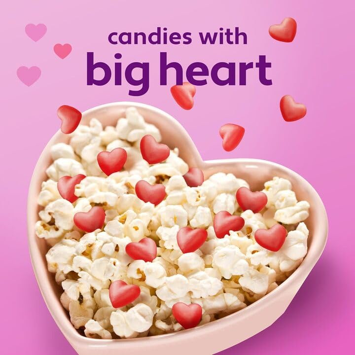 Brach’s Jube Jel Cherry Hearts - Pack of 3 - Classic and Delicious Valentine's Candy - Perfect for Sharing with Friends and Family