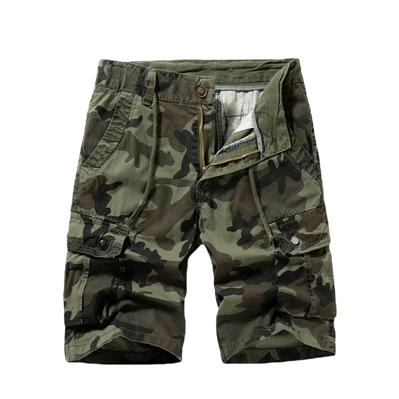 Short cargo droit homme été en coton respirant pour oublier la chaleur