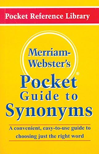 Merriam - Webster's Mini Pocket Guide to Synonyms