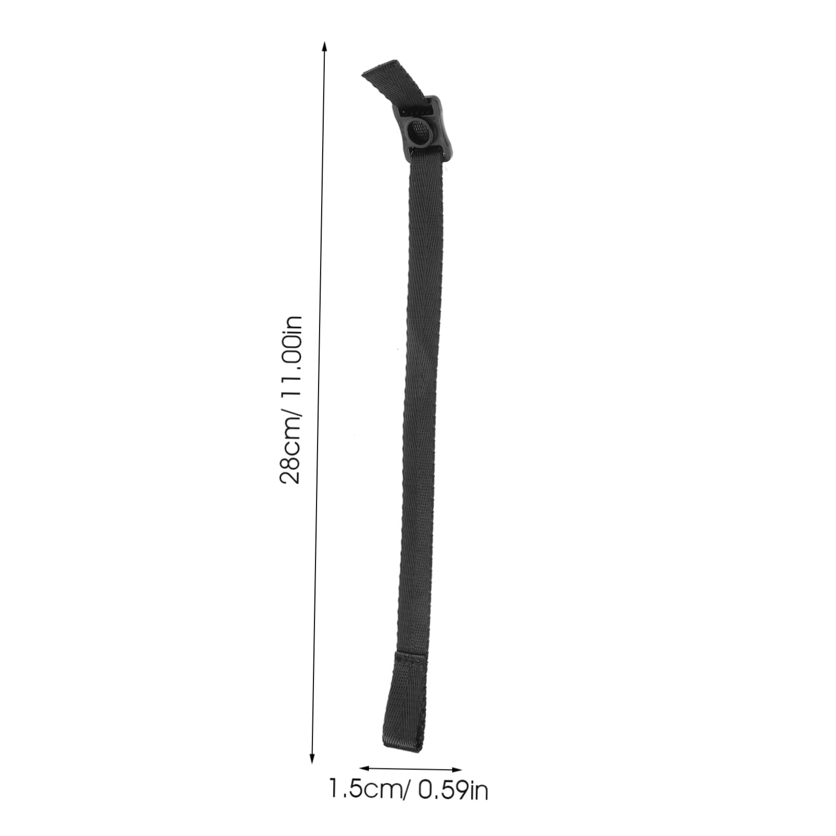 Toyvian Sangle Le Hockey rembourré Universel Accessoires de Casque de Hockey Sportif mentonnière de Hockey de Rechange jugulaire pour Le Sport Polyester Black