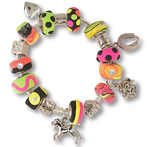 Bracelets à breloques en pâte à modeler loisir créatif enfant