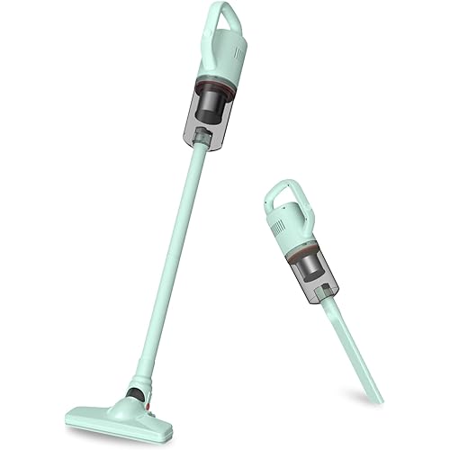 KEROMEE Cordless Vacuum Cleaner, Handheld Stick Mini Lightweight 2-in-1 Vacuum for Pet Hair Hardwood Floor Cat Litter Home Cleaning