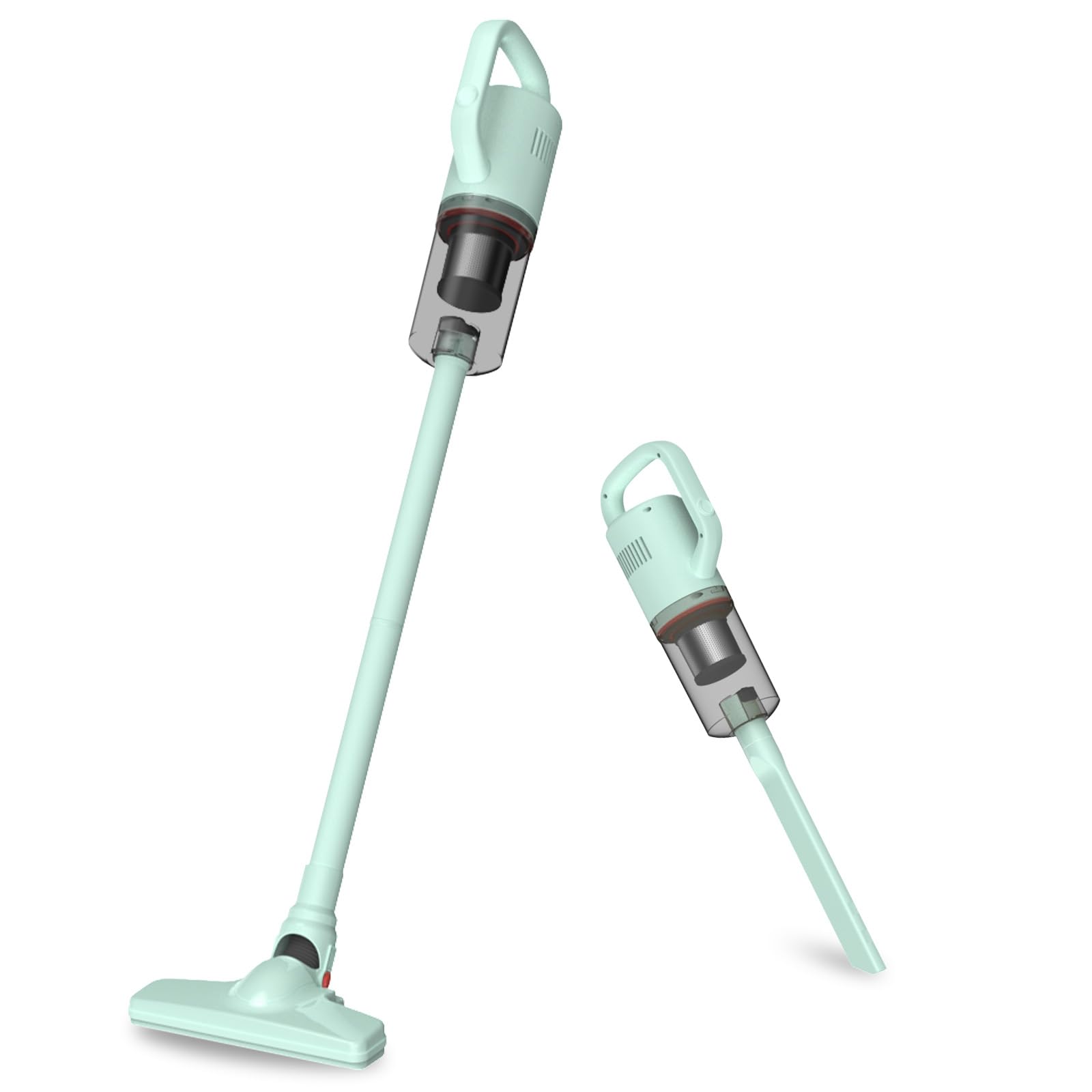 Cordless Vacuum Cleaner, Handheld Stick Mini Lightweight 2-in-1 Vacuum for Pet Hair Hardwood Floor Cat Litter Home Cleaning