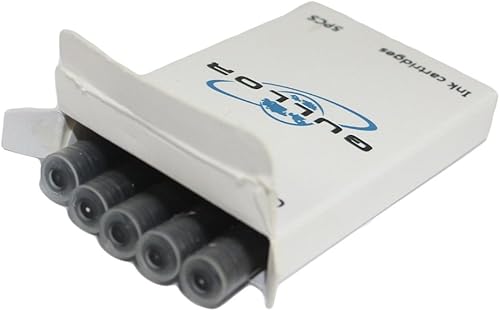 Miniatura 4 de Gullor 30 cartuchos de tinta de tamaño internacional para bolígrafos Jinhao, negro, 6 paquetes