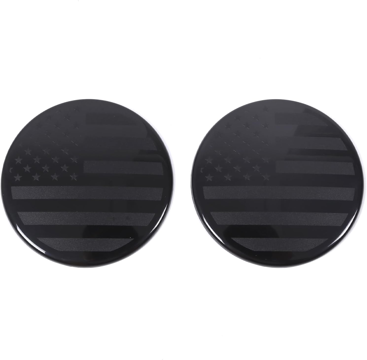 Front Rear Tailgate Logo Frame Tinted Cover Compatible with Alfa Romeo Stelvio 2017-2025, Car Exterior Emblem Decoration Accessories (Black)