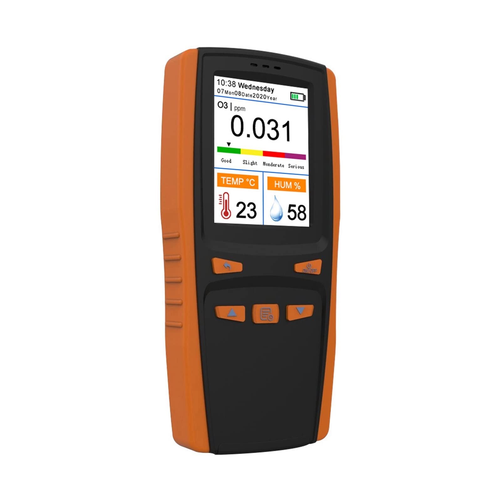 Luchtkwaliteitsdetector Ozonanalysator Luchtkwaliteit Vervuiling Handheld draagbare monitor O3 Ozongasdetector Intelligente sensor Ozonmeter met hoge resolutie