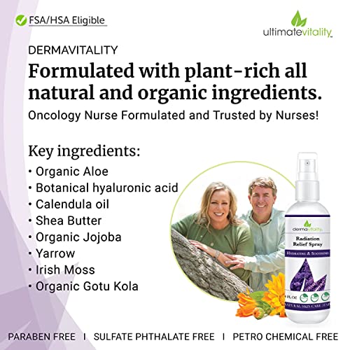 Radiation Skin Recovery Spray - Calendula Based Radiation Skin Relief Spray, Paraben, Sulfate, Pthalate And Petro Chemical Free, Plant Based Soothing Spray – 4 Ounces #TOP3