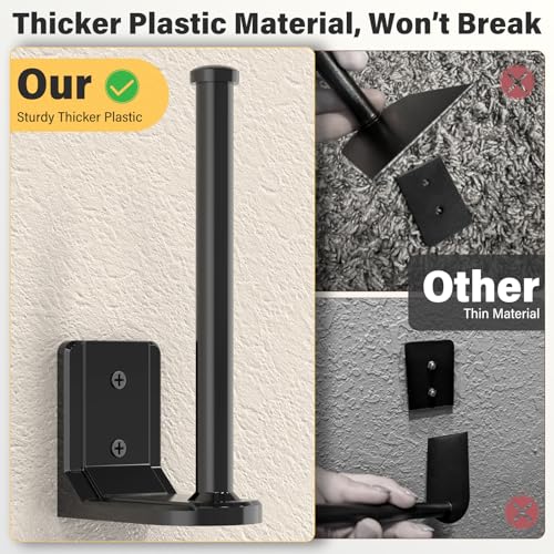 Ginyoyo Pacote com 2 organizadores de chapéus, adesivo/suporte de perfuração para parede, armazename