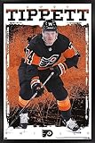 Trends International NHL Philadelphia Flyers - Owen Tippett 23 Wall Poster, 34L x 22.4W, Black Framed Version