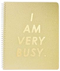I Am Very Busy (gold glitter)