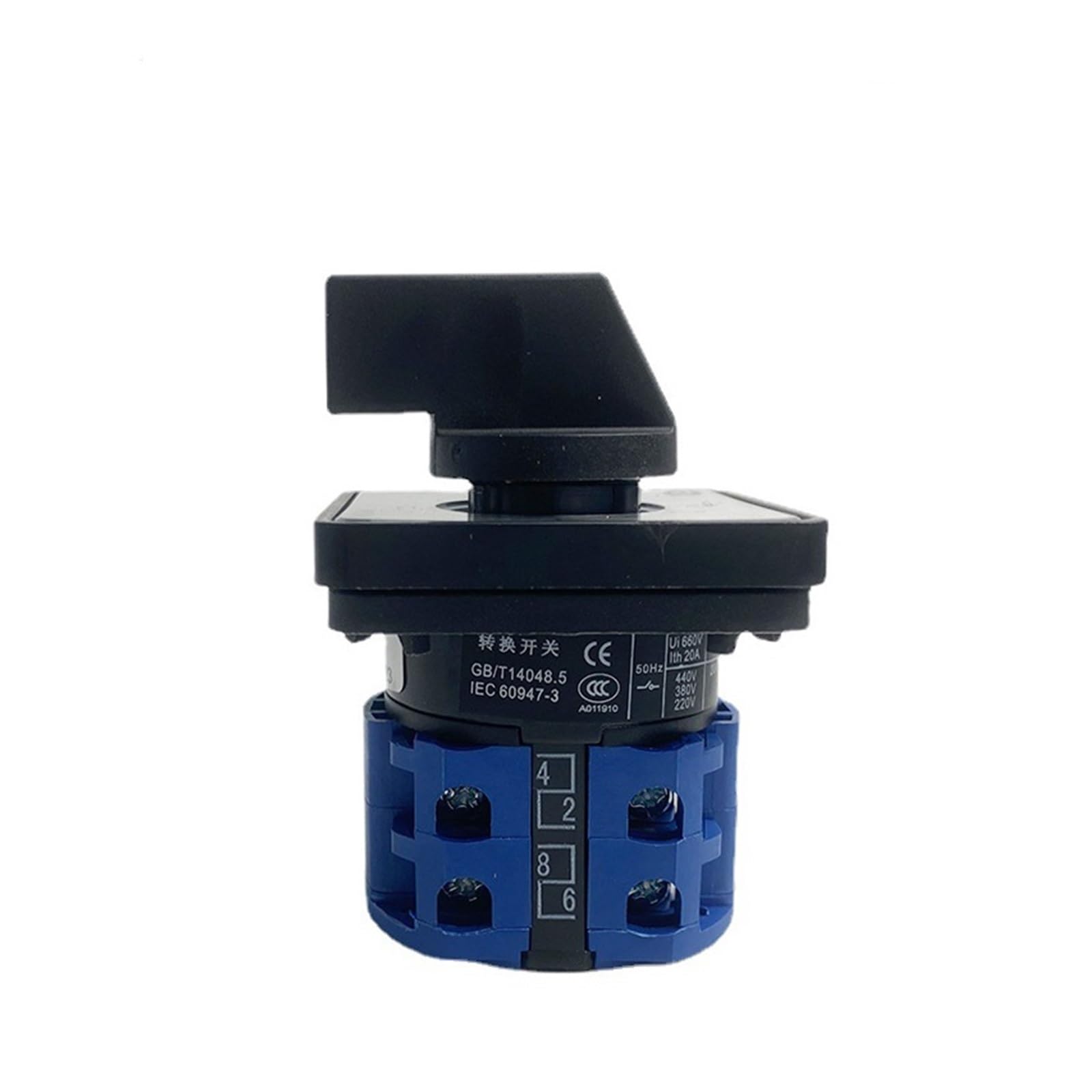 NVSFZGIYG Selector Rotary Switch Voltage 20A 2 Poles 3 Position Elecrical Changeover LW26-20D0401/2