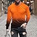 Sales Today Clearance Long Sleeve Tee Shirts for Men Graphic Marble Print Casual Pullover Big and Tall Crewneck Sweatshirts Sports Tees Mens Cotton t Shirts Orange 2X