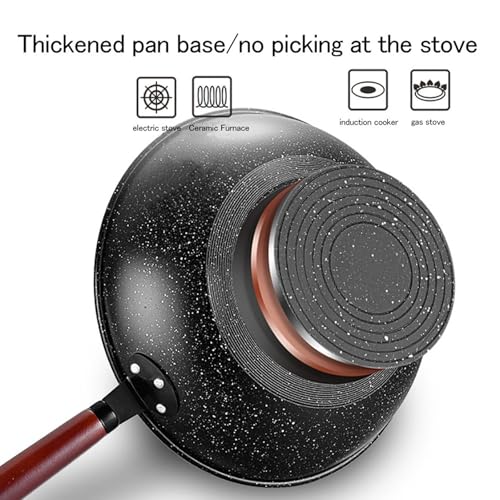 NOPIEJD Flatbodenbratpfanne, Geeignet Für Induktionskocher, 12 -Zoll -abnehmbare Nicht -Stick -bratpfanne, Nicht -Stick -pfanne Für Den Haushaltsgebrauch, Holzgriff Flacher Bodenpfanne 3 NOPIEJD Flatbodenbratpfanne, Geeignet Für Induktionskocher, 12 -Zoll -abnehmbare Nicht -Stick -bratpfanne, Nicht -Stick -pfanne Für Den Haushaltsgebrauch, Holzgriff Flacher Bodenpfanne