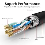 XXONE 400ft Cat 7 Ethernet Cable - 26AWG Heavy-Duty, 10Gbps Speed, 600MHz Bandwidth, SFTP Shielding, Waterproof & Direct Burial - Outdoor LAN Cable for High-Speed Networking (RJ45 Connector) - Image 5