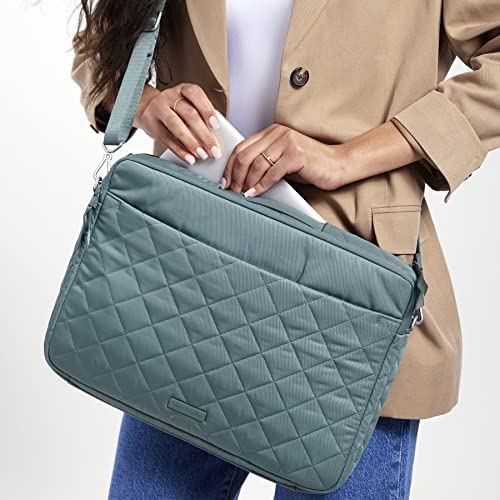 Sac d'ordinateur portable Vera Bradley en sergé olive - 3
