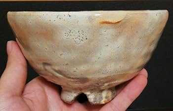 Amazon.co.jp: 十一代 田原陶兵衛作 萩焼 割高台 茶碗 共箱 略歴付