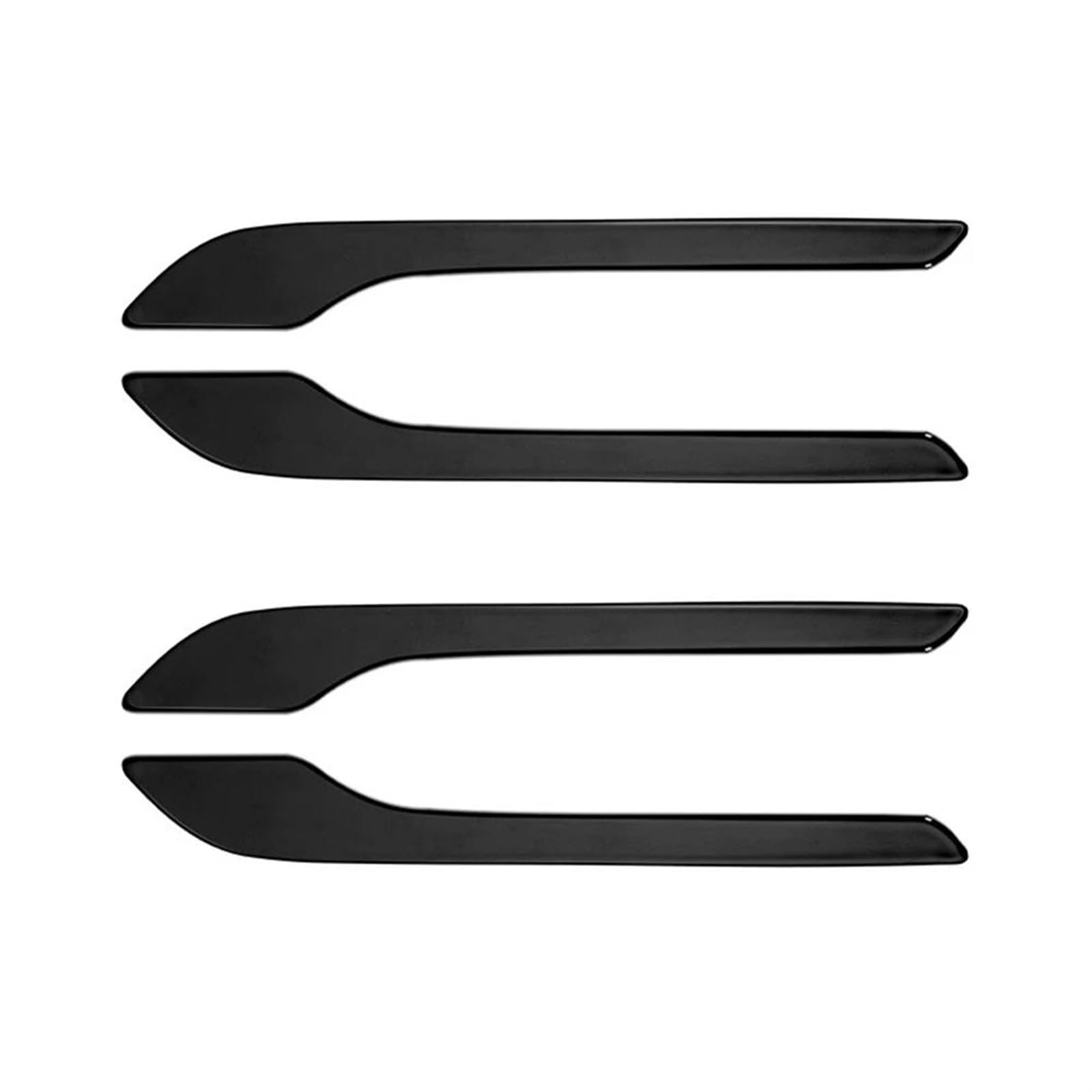 Noheeu Black Car Exterior Door Handle Trim Cover Parts Accessories For Tesla For Model 3 Y 2021(Black)