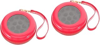 VANZACK 2 Pçs Caixa De Armazenamento De Óleo Essencial Bolsa De Maquiagem Portátil Mini Garrafa De Perfume Bolsa De Maquiagem Para Bolsa De Viagem Bolsa De Garrafa De Óleo Essencial Caixa