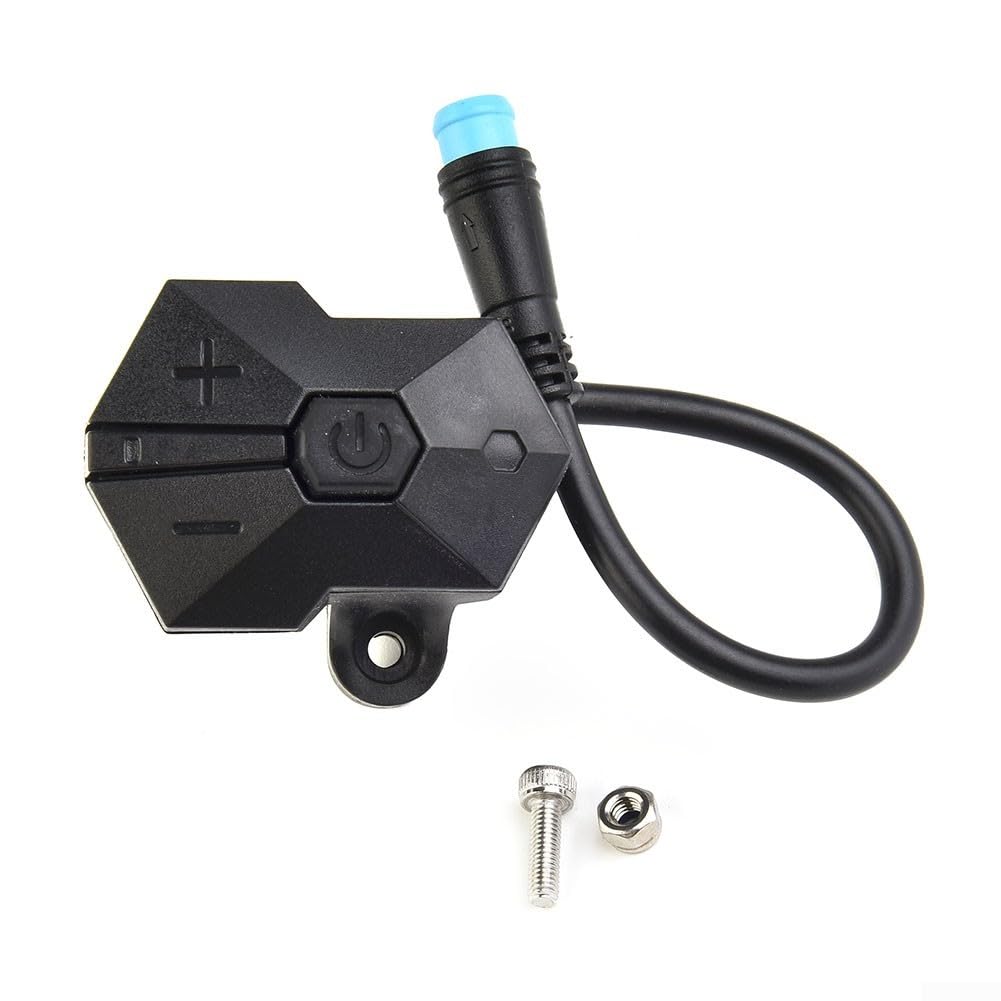 Belnotelt IP65 Waterproof 4 Pin Controller Button for BAFANG 850C P850C Display, Ebike Motor Switch, Easy Install Replacement for E-Bike Kit