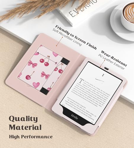 image for MoKo Case for eBook Reader, Slim PU Shell Cover Case with Auto-Wake/Sl