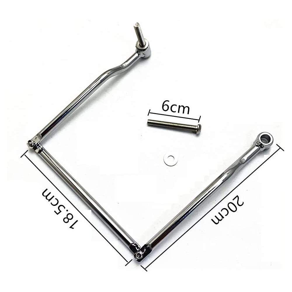 Staffe laterali universali per moto, in acciaio inox, barre di supporto per borse da sella