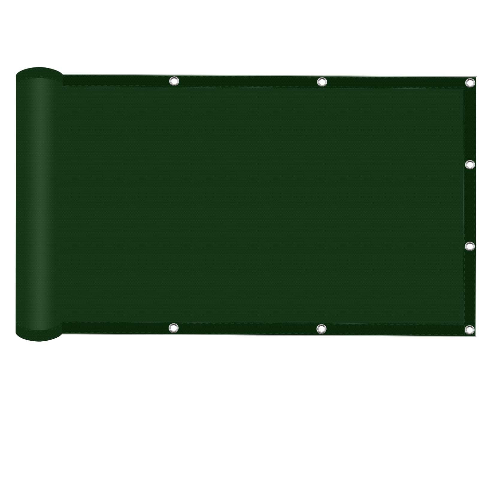 Voile d'ombrage carré 190x270 cm vert foncé pare-soleil