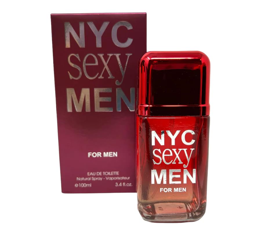NYC Sexy for Men (FC) Amber Fougere fragrance for men. Eau de Toilette 3.4 Fl Oz.
