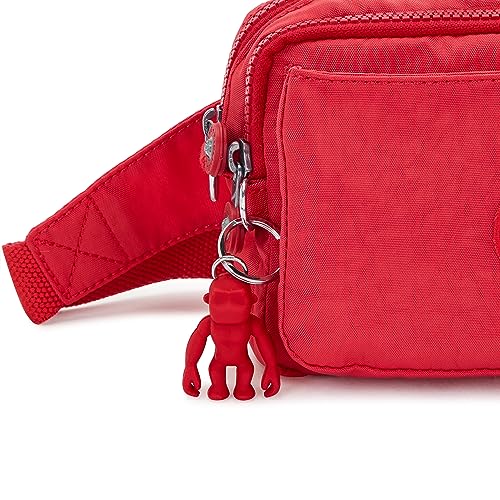 Image of Kipling Women's Abanu Medium Crossbody Bag, Lightweight, Adjustable Nylon Waist Pack with Multi-Compartment Zip Pockets