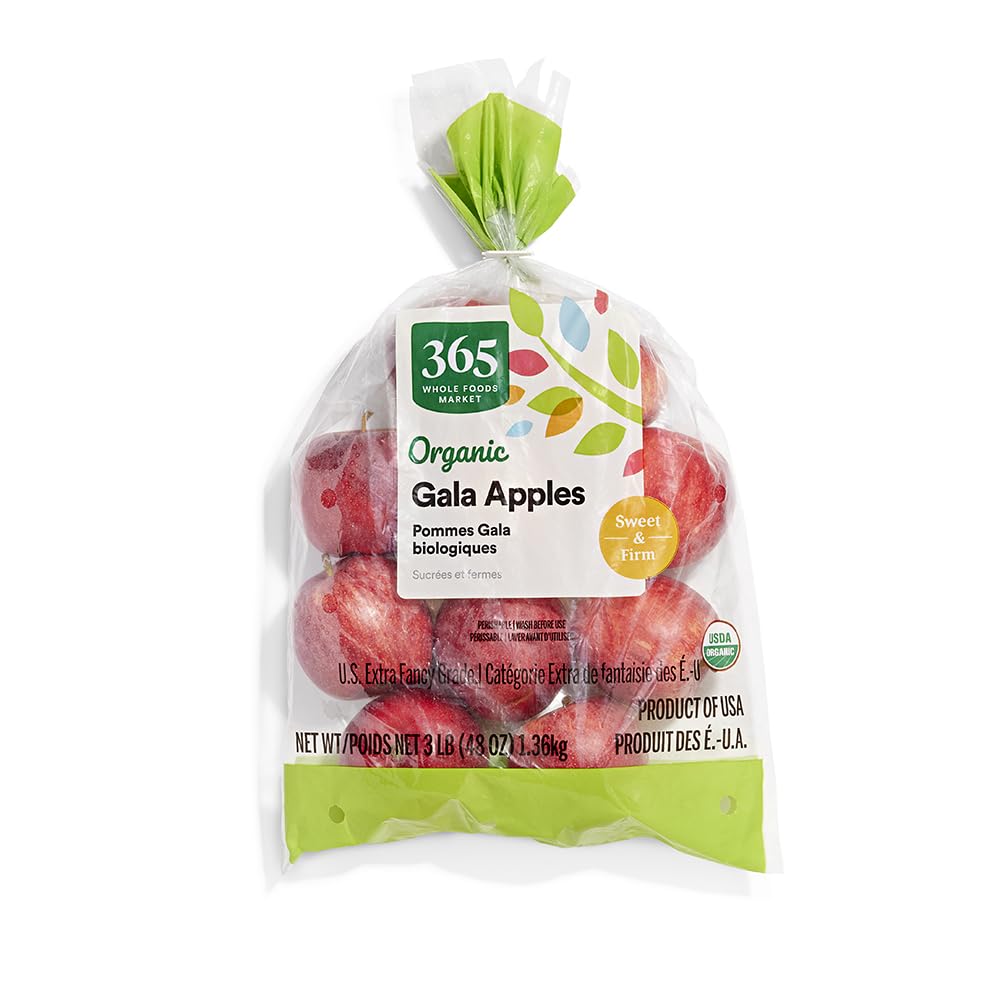 Organic Gala Apples 48 oz Bag - Fresh Northwest Produce, Whole Foods Market Quality Standards