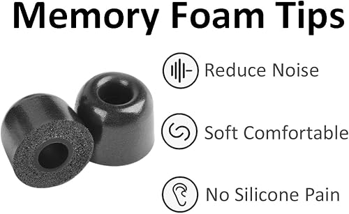 Miniatura 4 de A-Focus 6 pares WF-1000XM5 WF-1000XM4 WF-C700N  Espuma viscoelástica y silicona Puntas para los oídos, almohadillas de repuesto suaves y cómodas,