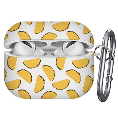 Coque AirPods Pro Art-Strap Tacos en TPU antichoc avec mousqueton