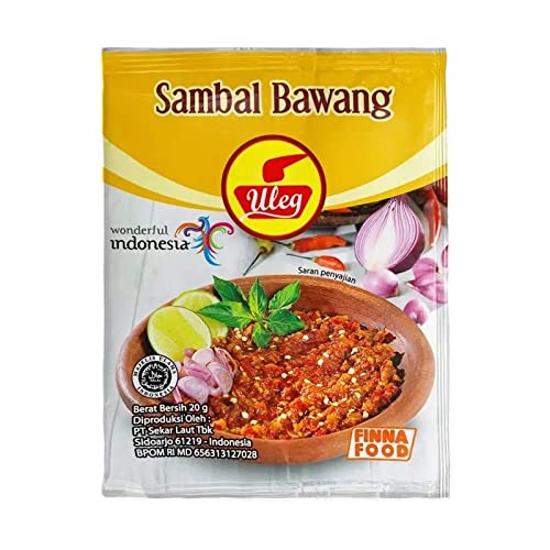 Amazon.com : Finna Uleg Sambal Bawang (Chili Onion Sauce Paste) 10