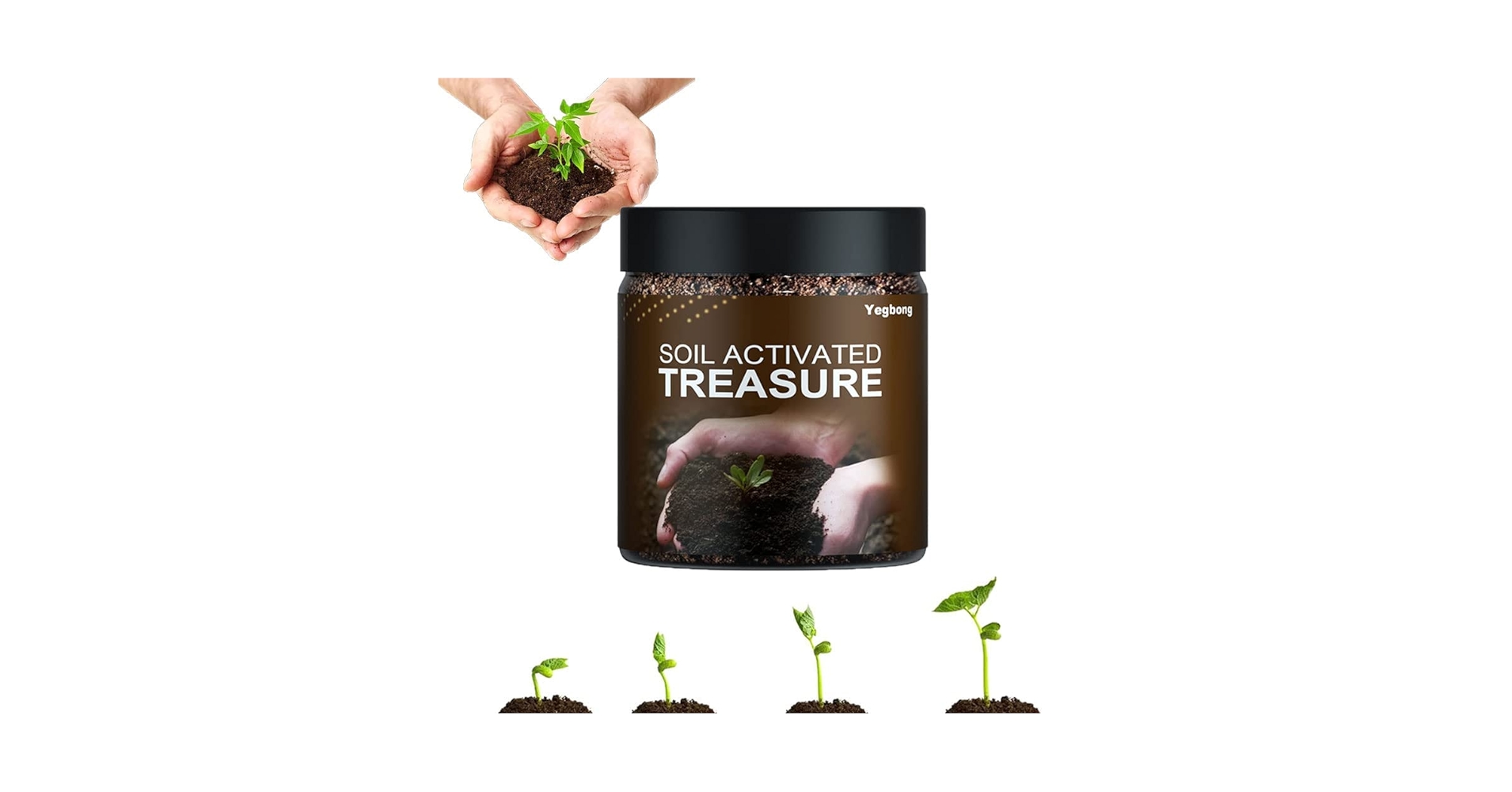 Soil Activated Treasure-You Will Be Amazed! Soil Activation Treasure Soil Penetrant Wetting Agent Organic Soil Improver Premium Soil Activator Improve Pl