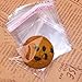 KoberrLi 4 x 5 inchs Crystal Clear Resealable Cello Cellophane Self Sealing Bags for Candy Cookies Cards Gifts Crafts, Pack of 100