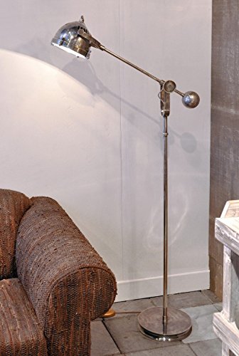 Lámpara de pie y contrapeso de níquel para iluminación de salón 2