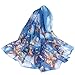 Valentinstag! Schals Damen, ABsolute Vintage Frauen Floral Bedruckte Lange Schal Warm Wraps Große Tücher (90cm*180cm, Blau) Lang Lang günstig Kaufen-Valentinstag! Schals Damen, ABsolute Vintage Frauen Floral Bedruckte Lange Schal Warm Wraps Große Tücher (90cm*180cm, Blau)