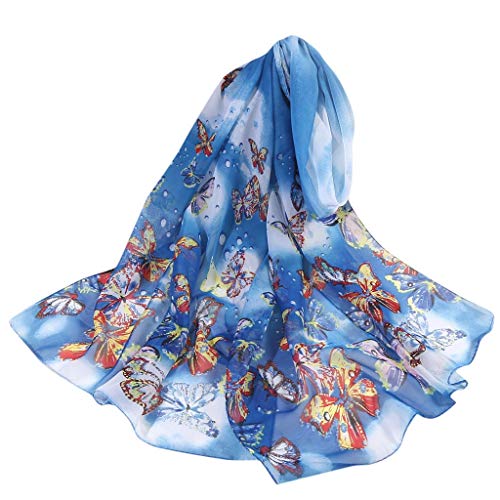 Foulard Vintage Bleu Blanc Rouge - Polyester 85x85 Cm, Neuf Sans étiquettes