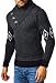 Produktbild Leif Nelson Herren Strickpullover Pullover Männer Pulli für Winter Winterpullover Norweger Schalkragen Slim Fit Longsleeve Grobstrickpullover Langarm LN5915 M Schwarz-Anthrazit