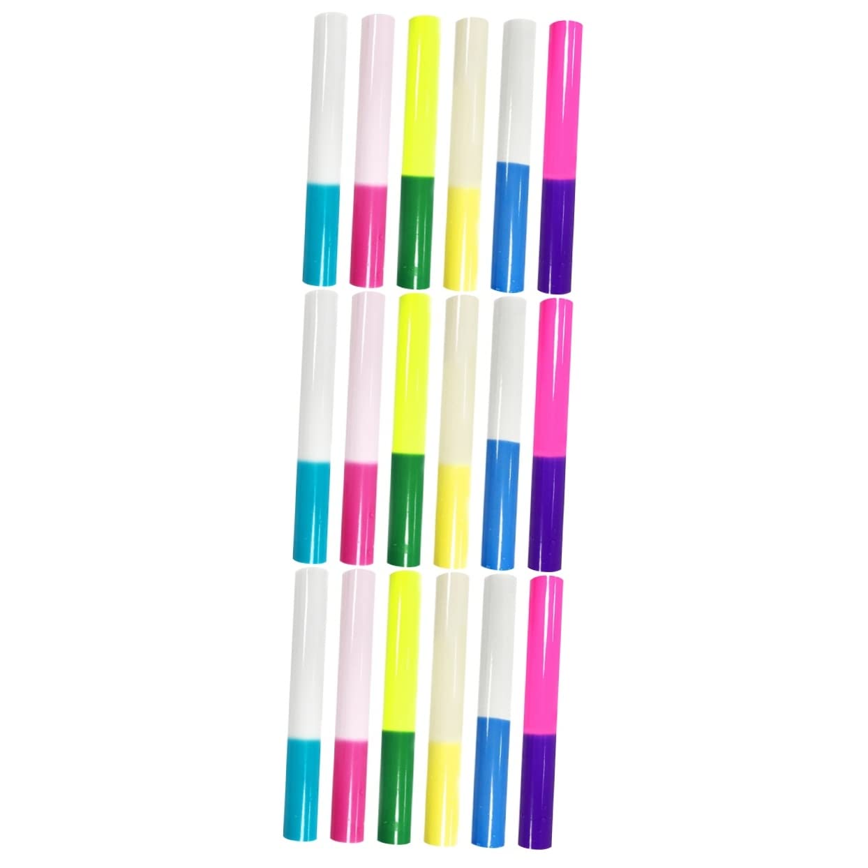 STOBOK 18 Rollos etiqueta de botella cambiando calcomanías stickers personalizados diver cup calcomanías de vinilo de botella vinilo permanente que cambia de color pegatinas de coche auto