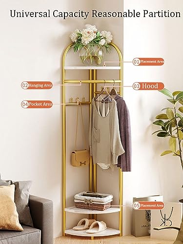 Arbre d'angle industriel avec porte-manteau pour résoudre le manque de place - 6