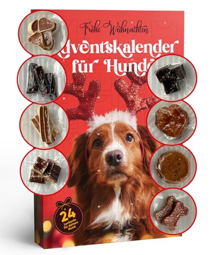 Calendario de Adviento para Perros 2025 de Snuffles: ¡24 días de alegría con 8 deliciosos Tipos de bocadillos para Perros!