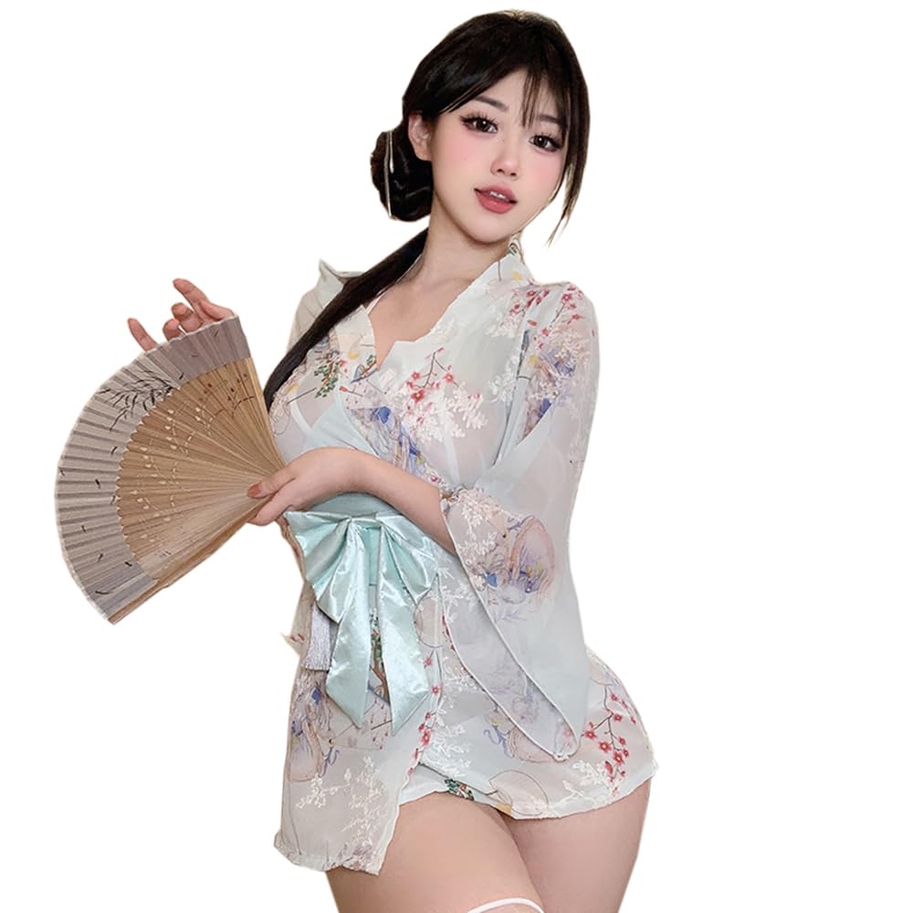 SINROYEE Sexy Japanese Anime Maid Cosplay Costume Halloween Bra Panty Set