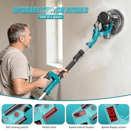 1000W Digital Display Drywall Sander