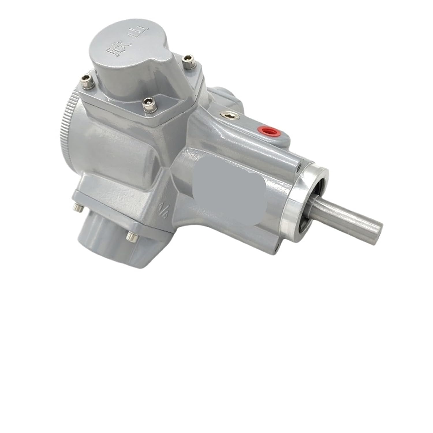 XS-HS025 Pneumatic Motor Low Speed Large Forward and Reverse stepless Speed Regulation Gear Reducer(Black)