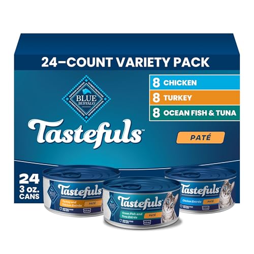 Blue Buffalo Tastefuls Wet Cat Food Paté Variety...