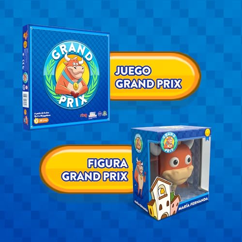 Miniatura 6 de Grand Prix - Vaquilla María Fernanda de 15 cm, Figura de Vinilo del Programa de Televisión Grand Prix, Idea de Regalo, Juguete Oficial, Muñeco para Niños de 6 años+, TV Fans, Famosa (GRN00000)