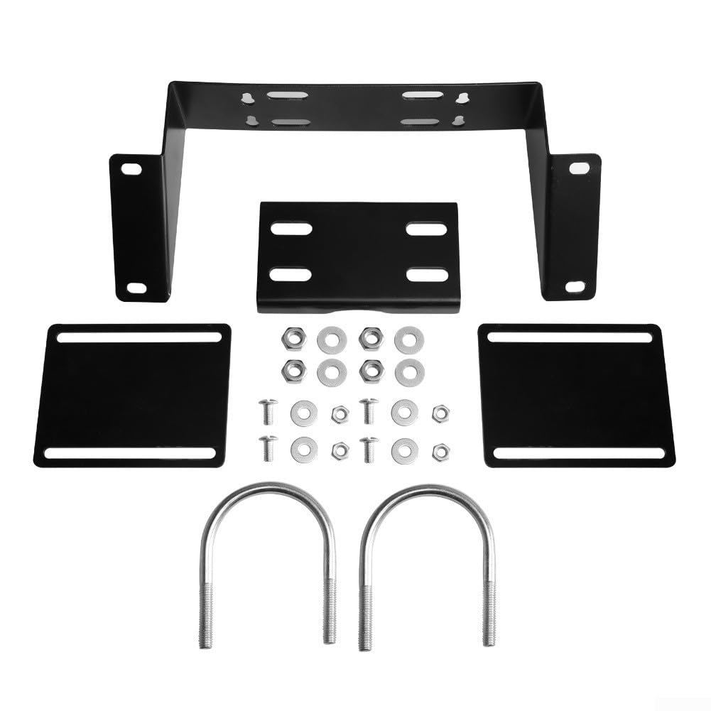 Staffa di montaggio per pannello solare per parete o palo, angolo di 35 gradi, telaio di supporto regolabile in acciaio per pannelli da 3 W-15 W, adatto per pali di diametro da 60 mm a 90 mm