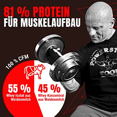 Proteinpulver Powerstar Food Premium Whey 90 mit 90% Protein