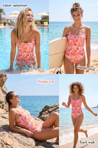 Image of Beautikini Period Swimwear One Piece Leakproof Swimsuit Menstrual Tummy Control Bathing Suit for Teens Girls and Women